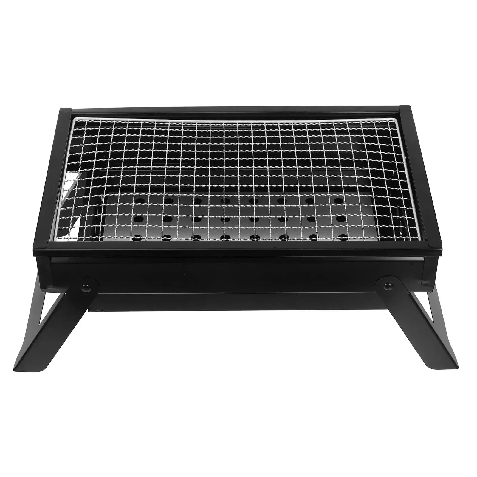 Premium Lightweight Outdoor Steel Dad Folding Camping Charcoal for Cooking 1pc Grill Barbecue Bbq Travel Portable Stainless Full range Small