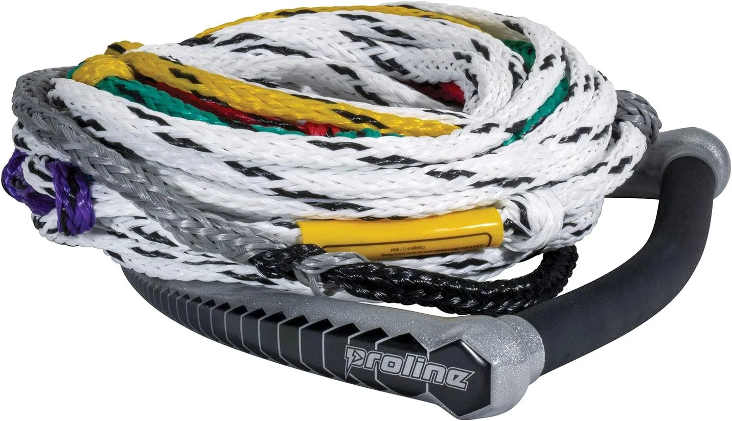 Proline Waterski Easy-Up Handle and 75' Rope Package, 15" EVA Deep-V Handle