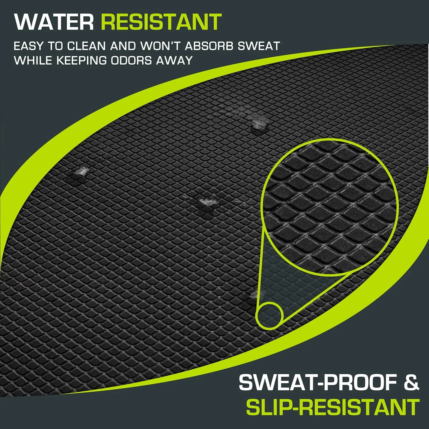 ProsourceFit Exercise Balance Pad – Large Cushioned Non-Slip Foam Mat & Knee Pad for Fitness, Stability Training, Physical Therapy