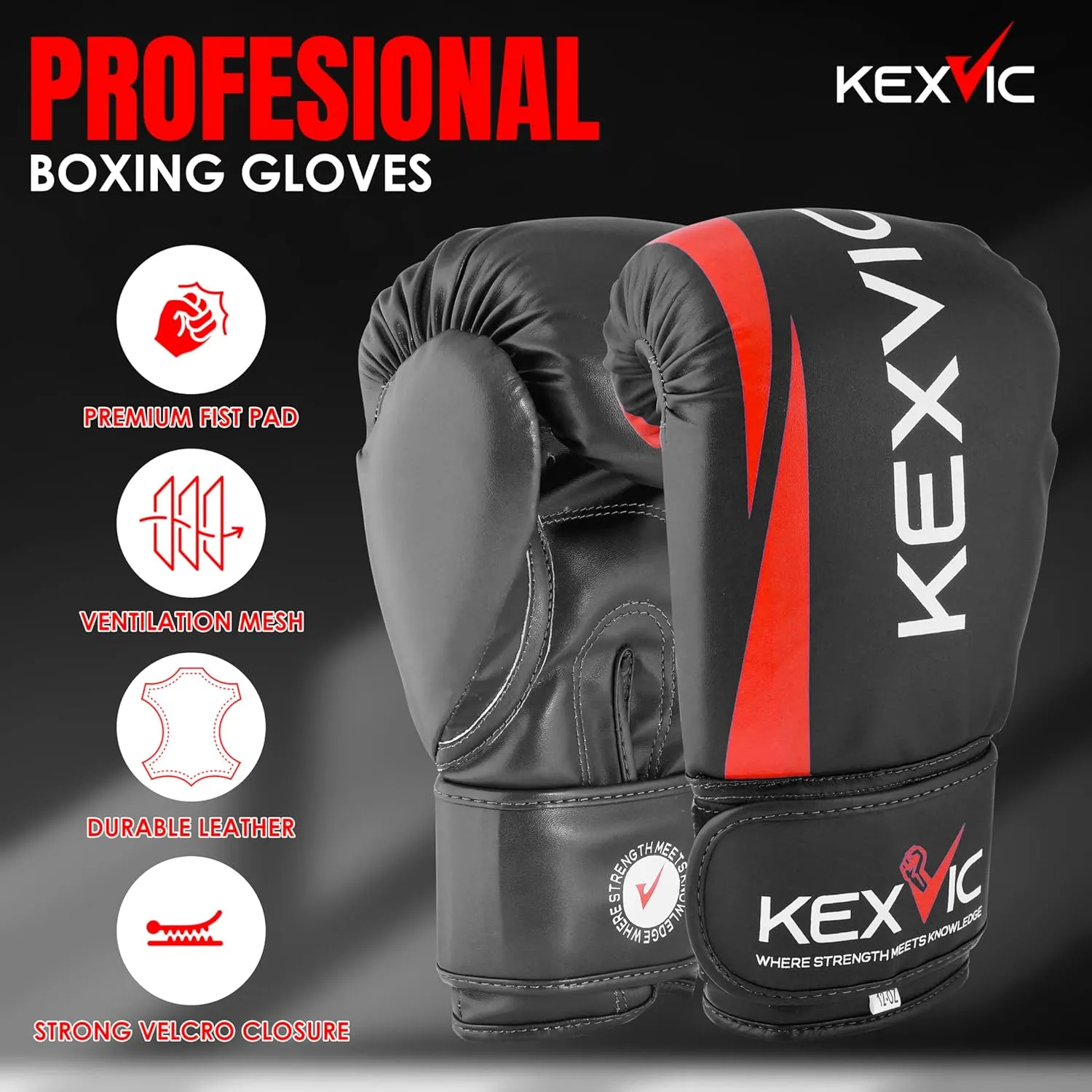 Punching Bag for Adults 4FT- Premium Heavy Duty Boxing Bag Set with 12OZ Boxing Gloves –Unfilled Hanging Kickboxing Bag for MMA, Karate, Judo, Muay Thai and Self Defense Training