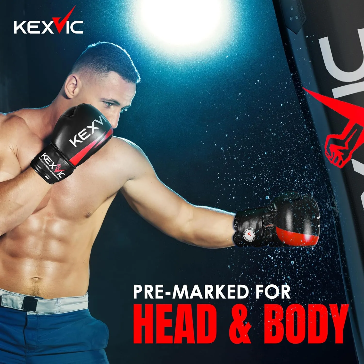 Punching Bag for Adults 4FT- Premium Heavy Duty Boxing Bag Set with 12OZ Boxing Gloves –Unfilled Hanging Kickboxing Bag for MMA, Karate, Judo, Muay Thai and Self Defense Training