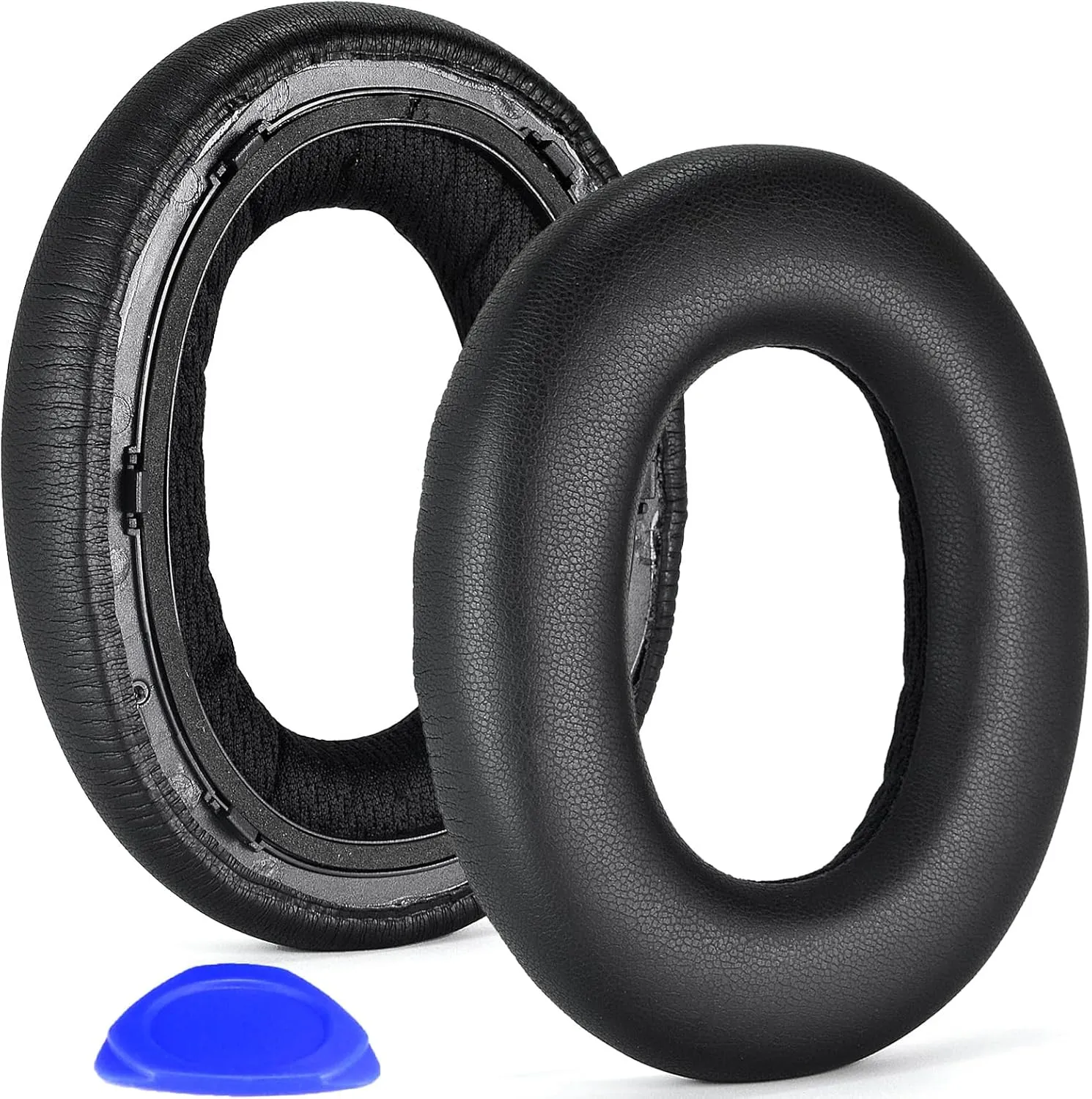 Px7 Earpads - defean Replacement Ear Pads Cover Cushions Compatible with Bowers & Wilkins Px7 Over Ear Wireless Bluetooth Headphones,High-Density Noise Cancelling Foam (Black Protein Leather)