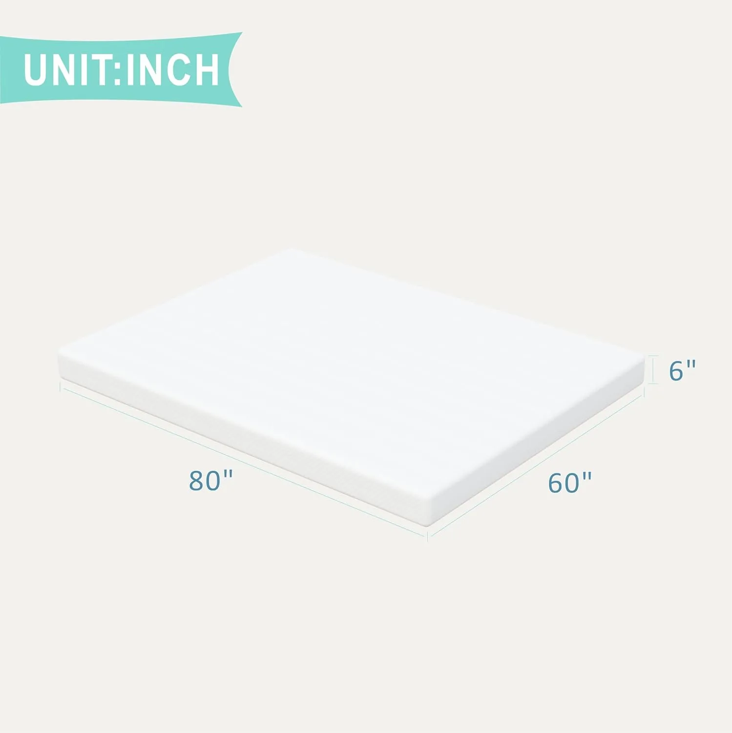 Queen Mattress, 6-inch, Gel Memory Foam [Premium Version] Medium-Firm, Queen Size Mattresses Bed in a Box, Fiberglass Free, Cooling Sleep & Pressure Relief, Certified Safe Foams & Fabric