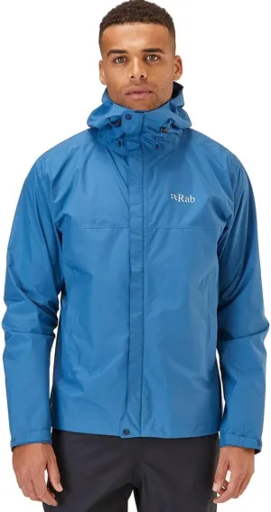 Rab Men's Downpour Eco Waterproof Breathable Jacket for Hiking & Climbing