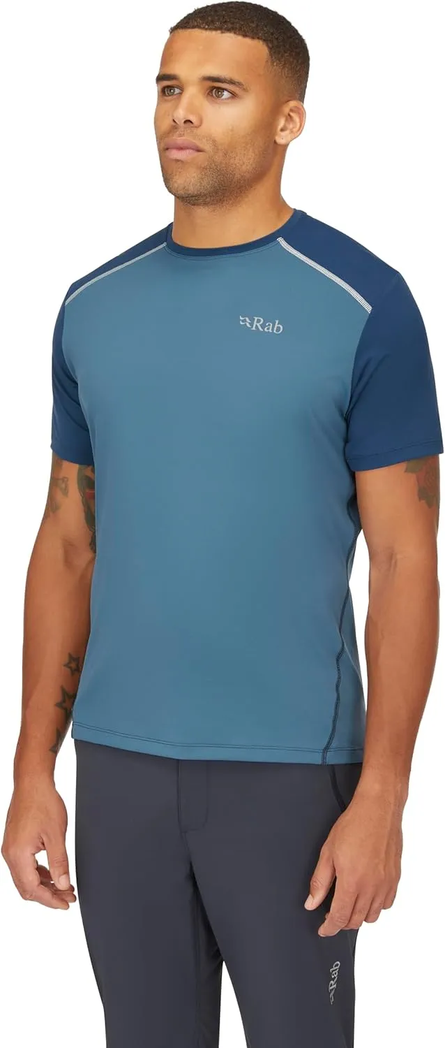 Rab Men's Force Tee - Lightweight T-Shirt for Hiking, Climbing, & Trail Running