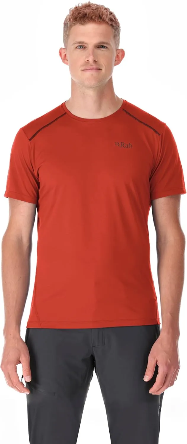 Rab Men's Force Tee - Lightweight T-Shirt for Hiking, Climbing, & Trail Running