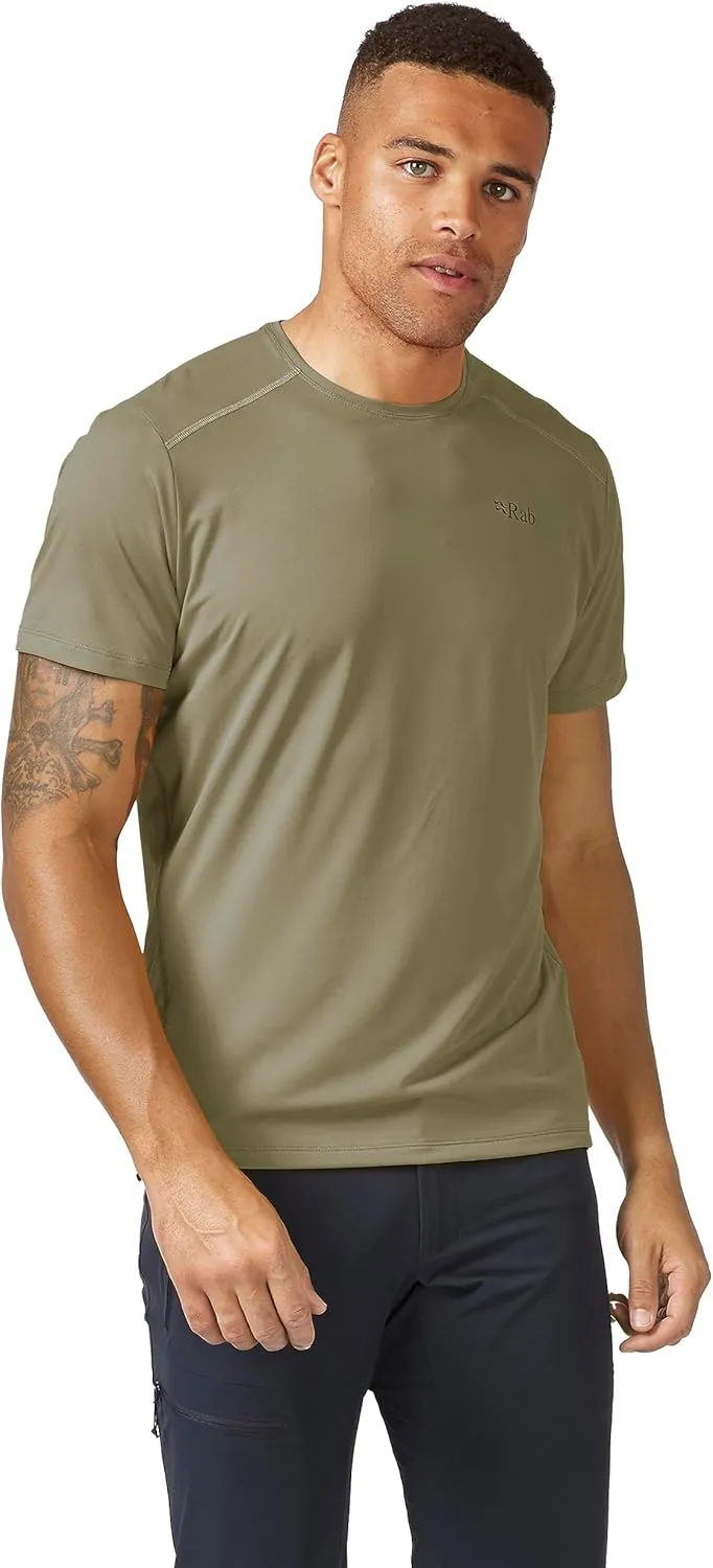 Rab Men's Force Tee - Lightweight T-Shirt for Hiking, Climbing, & Trail Running