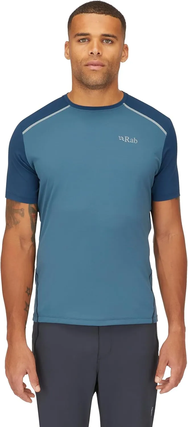 Rab Men's Force Tee - Lightweight T-Shirt for Hiking, Climbing, & Trail Running