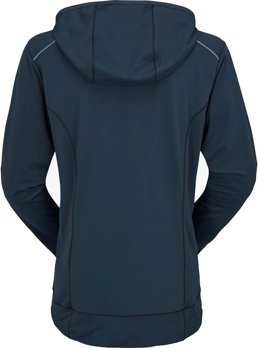 Rab Women's Force Hoody - Lightweight Long-Sleeve Hooded Baselayer Shirt for Hiking, Climbing, & Trail Running