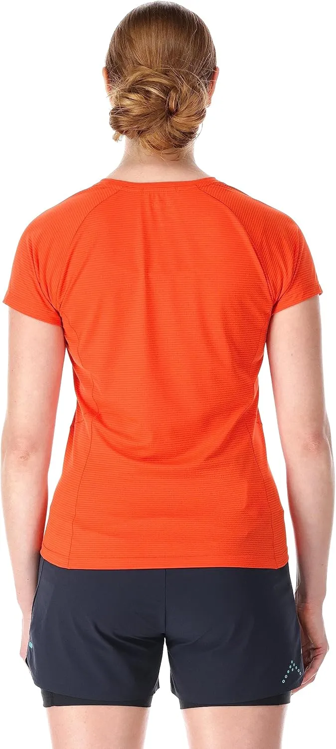 Rab Women's Sonic Tee - Lightweight Breathable Short-Sleeve T-Shirt for Trail Running & Hiking