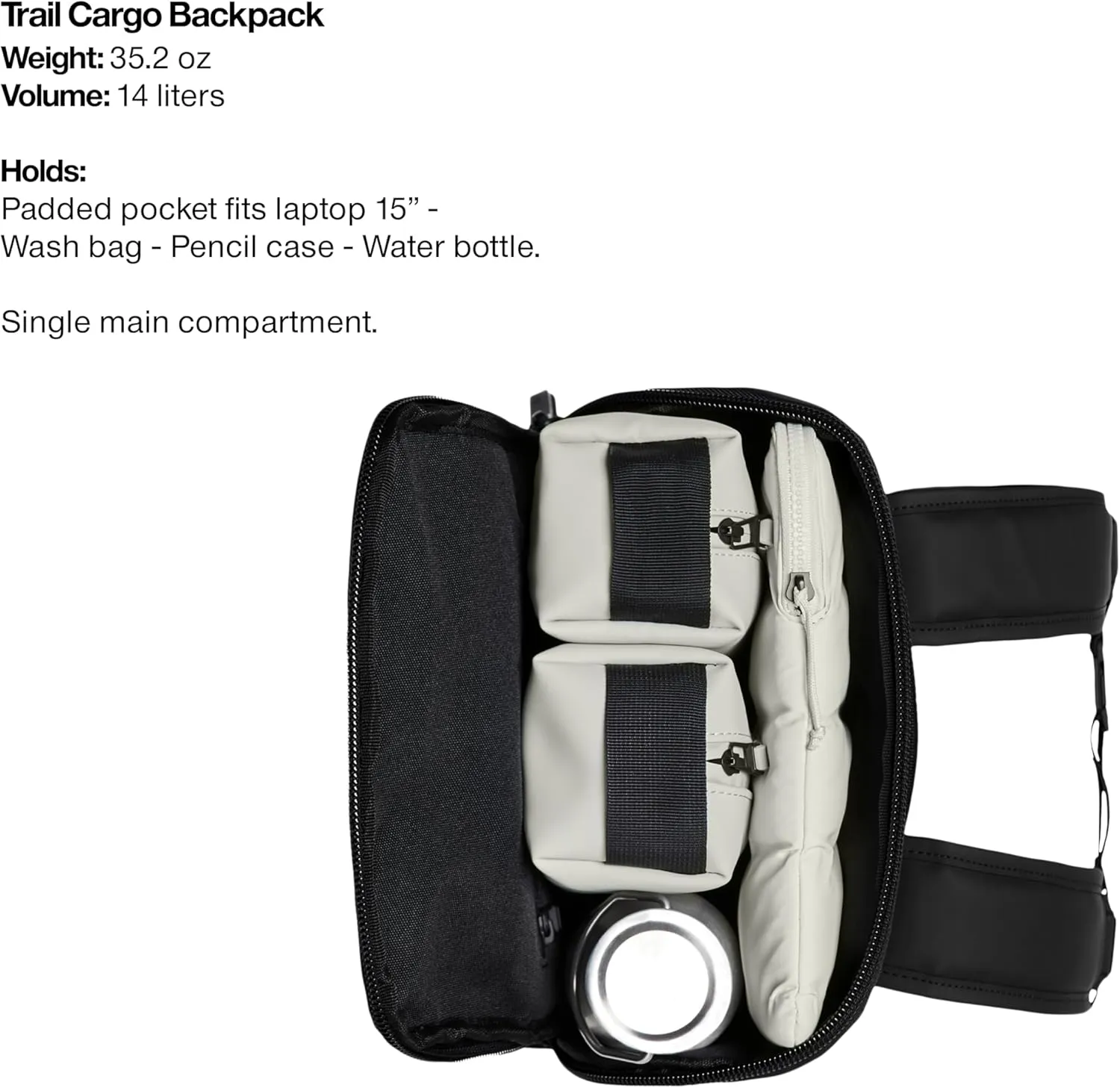 RAINS Trail Cargo Backpack (Green)