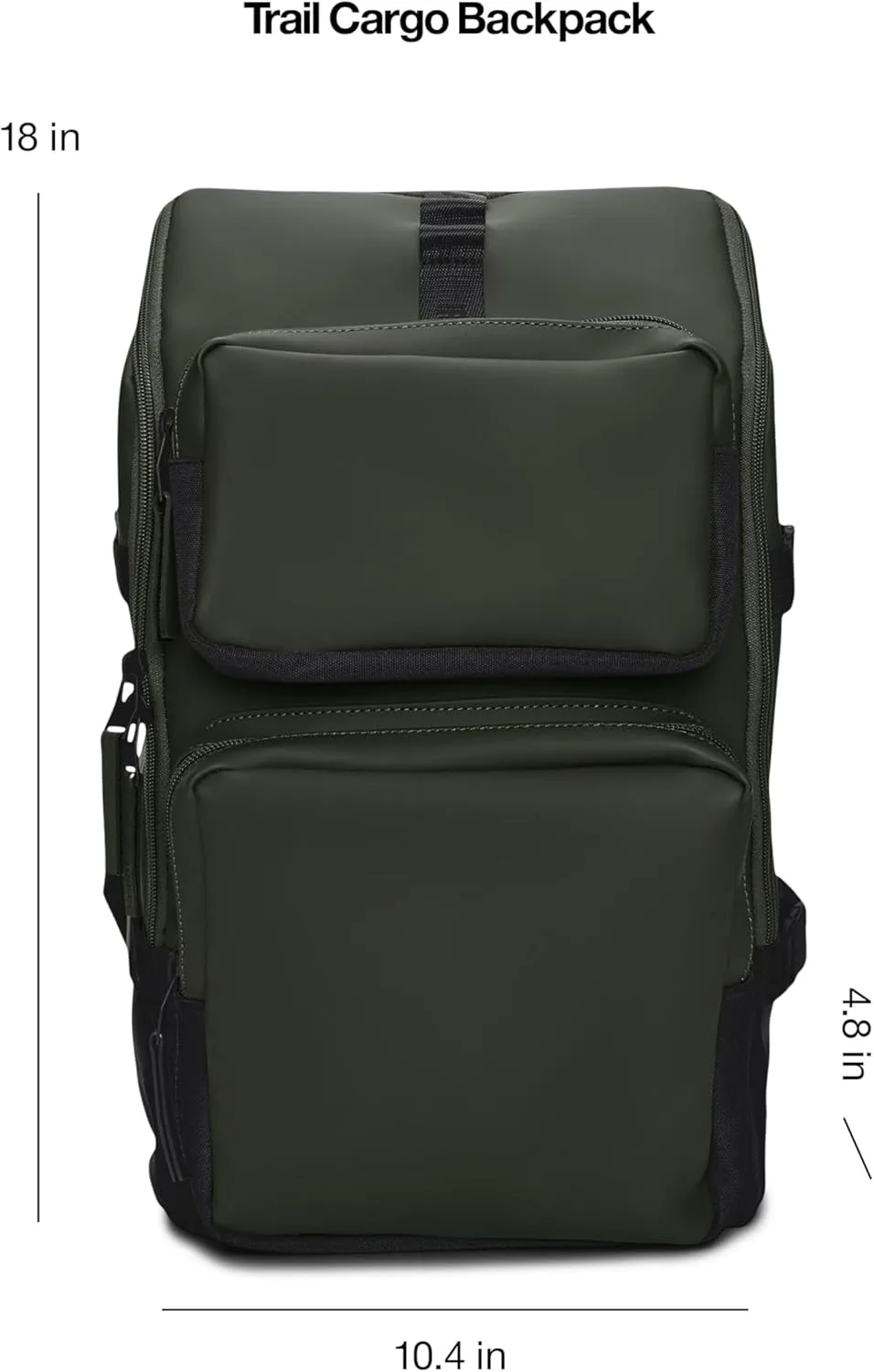 RAINS Trail Cargo Backpack (Green)