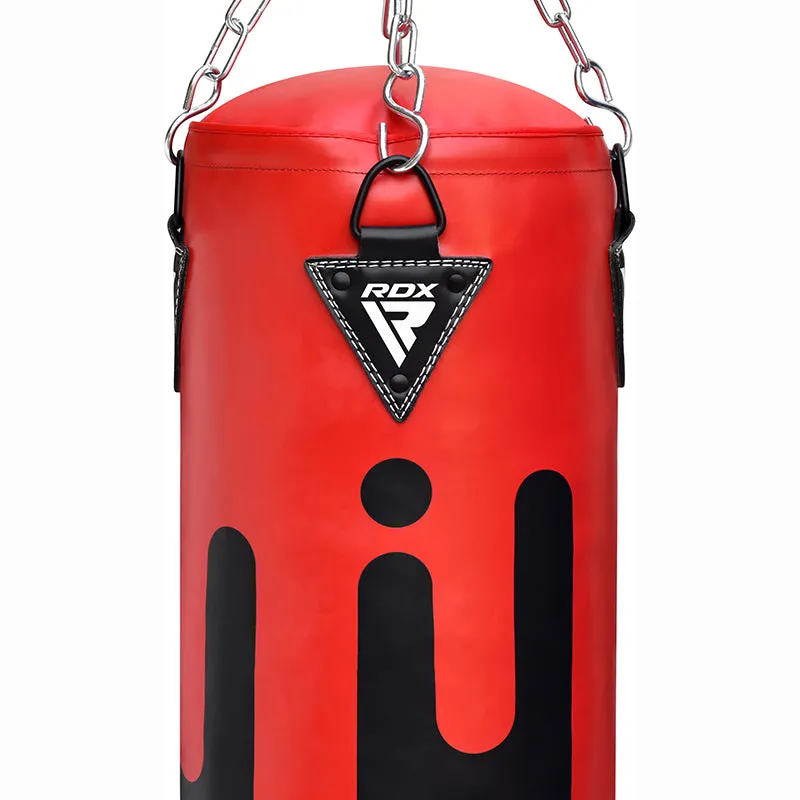 RDX F9 4ft / 5ft 17-in-1 Heavy Boxing Punch Bag & Gloves Set