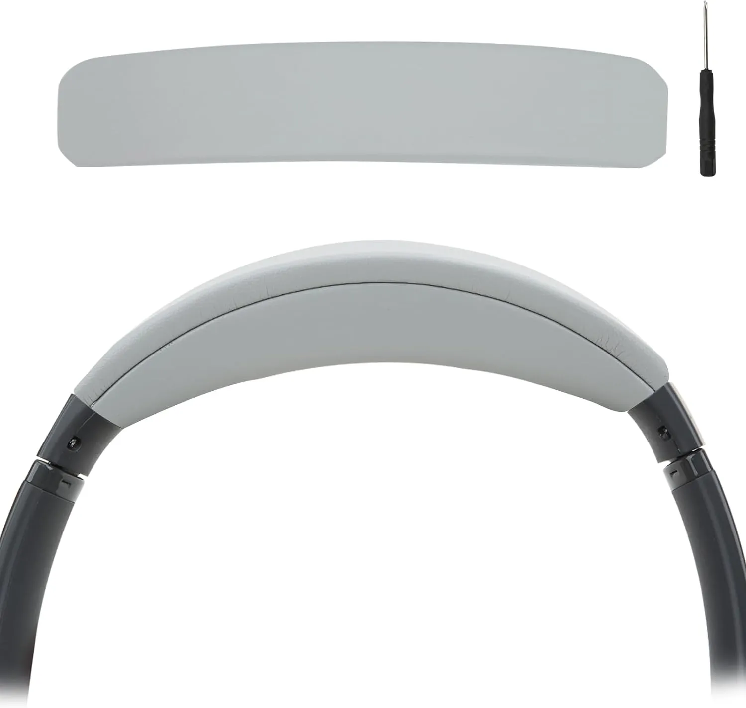Replacement Headband Pad Kit for Bose QuietComfort 45 (QC45) QC35 QC35 II Headphones (Light Gray)