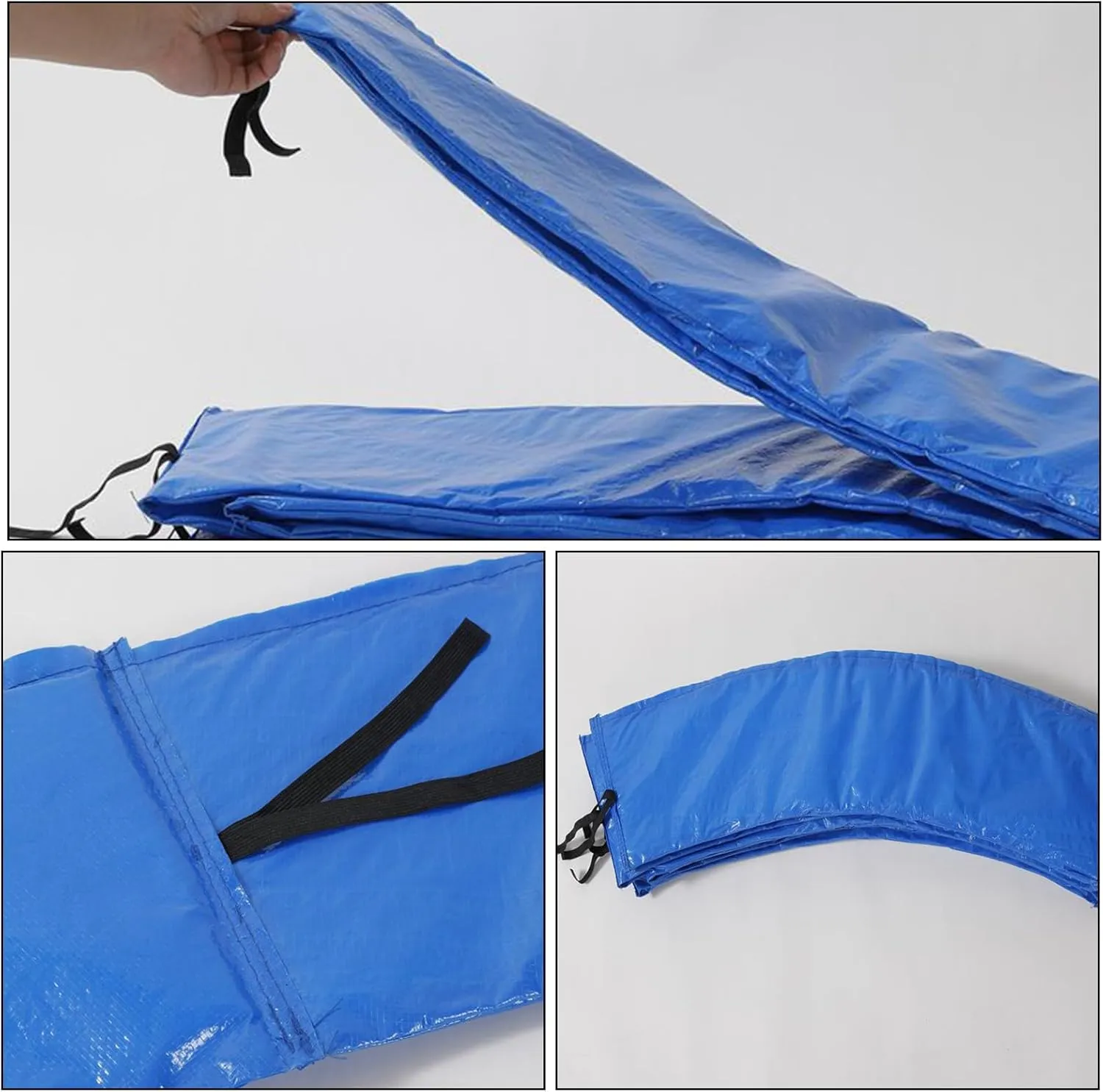 Replacement Trampoline Safety Pad, Trampoline Spring Cover Replace Safety Pad, Tear-Resistant Trampolines Pads Waterproof, 6ft 8ft 10ft, Round