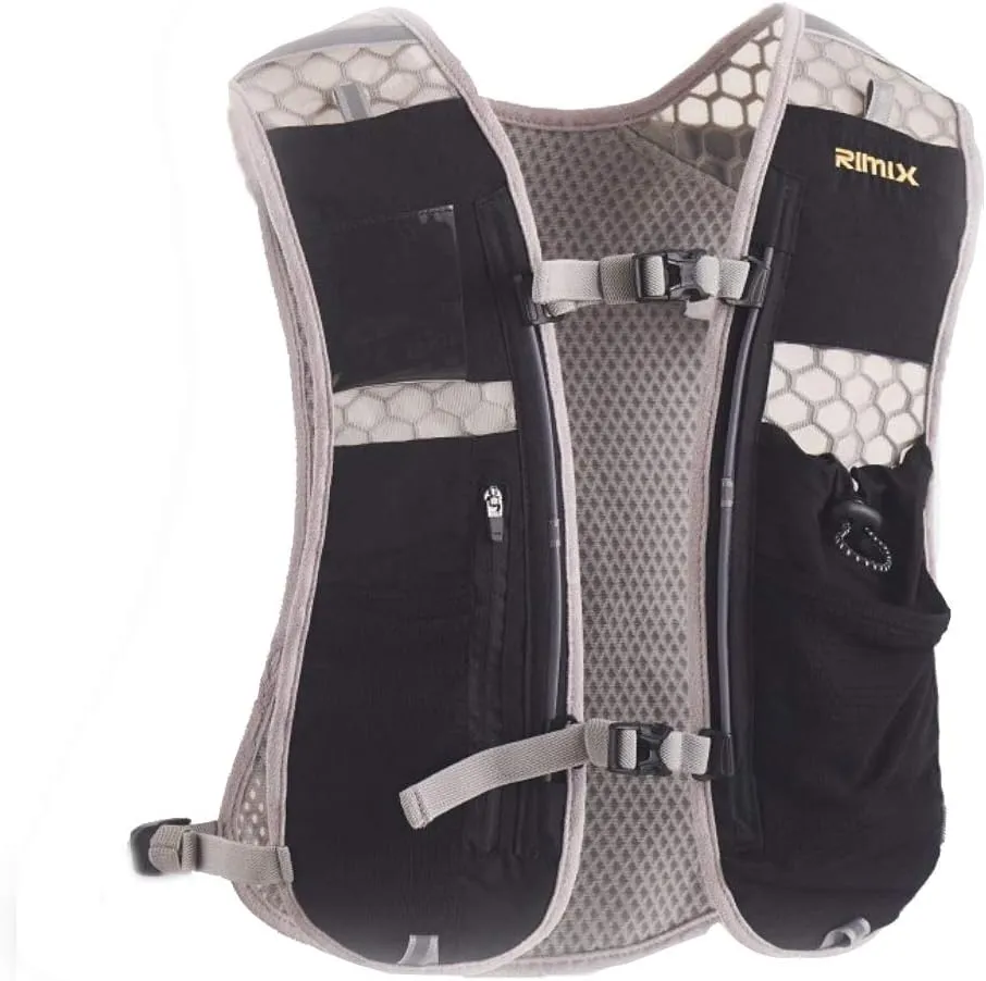 RIMIX Sport Multi Function Lightweight Hydration Running Vest Backpack for Marathon Joggings Climb Hiking Trail