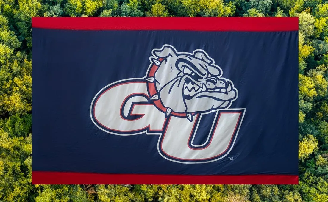 Rincon Official (Gonzaga University) College Hammock - Premium 210T Nylon, Spacious 112 x 74 inches (LxW) Double & Single Camping Hammock - Portable Outdoor Adventure Gear for Students and Alumni