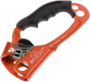 Rock Climbing Ascender Rope Accessories Hiking Gear Lifting Equipment, Orange Right Hand