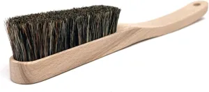 Rock Climbing Brush Bouldering Brush with Thick Boar Hair, Indoor Climbing Brush Wooden Handle, Outdoor Rock Climbing, Chalk Brush with Natural Boar Hair, Climbing Gear Accessory, Bristle cut on angle