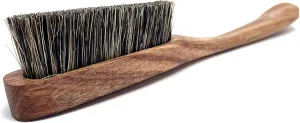 Rock Climbing Brush Bouldering Brush with Thick Boar Hair, Indoor Climbing Brush Wooden Handle, Outdoor Rock Climbing, Chalk Brush with Natural Boar Hair, Climbing Gear Accessory, Bristle cut on angle