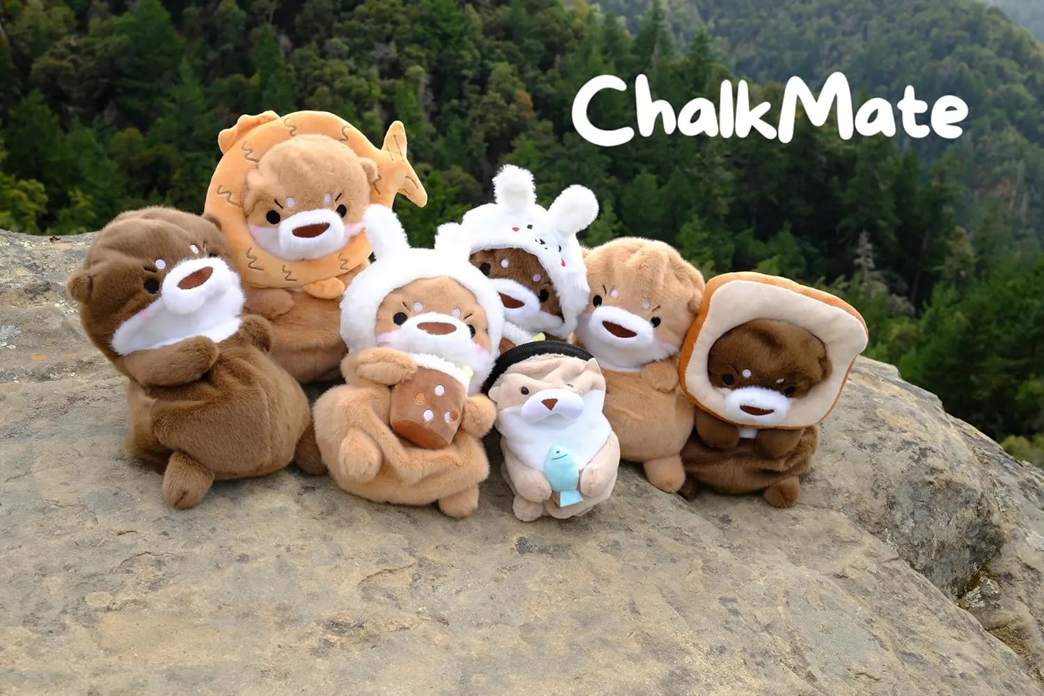 Rock Climbing Chalk Bag – Cute Plush Chalk Bag for Bouldering, Gym, Indoor & Outdoor Climbing – Drawstring Closure, Adjustable Waist Belt – Fun Character Design for Climbers