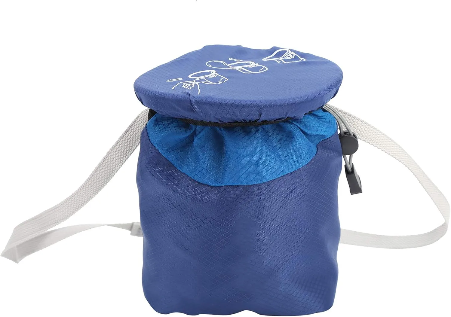 Rock Climbing Powder Bag, Large Capacity Drawstring Mountaineering Camping, for Rock Climbing, Bouldering, Weightlifting, Gymnastics