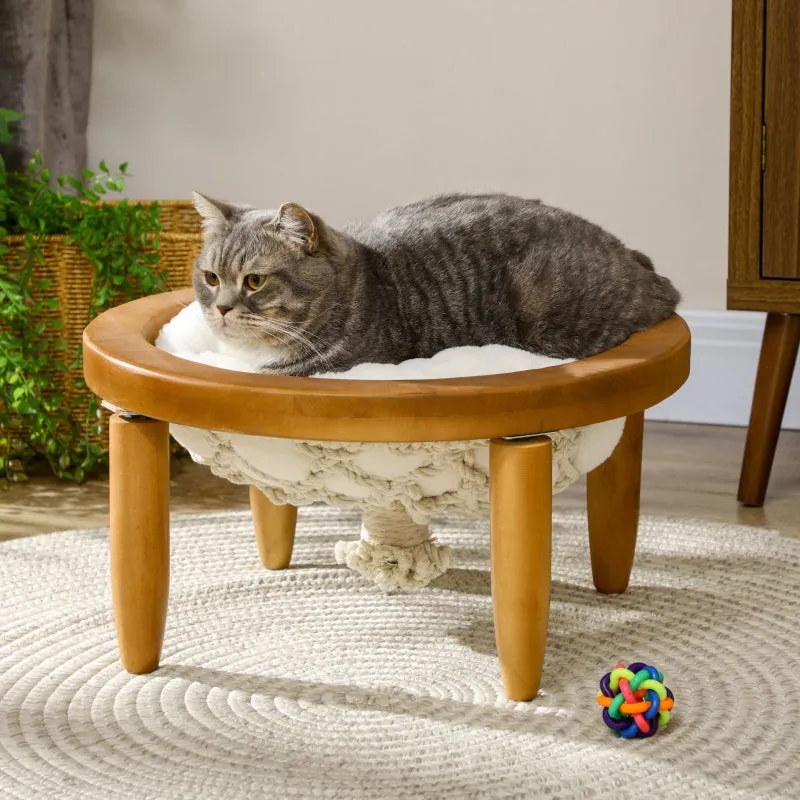 Rootz Cat Hammock Bed - Cozy Retreat - Comfortable Sleeping Space - Washable Pillow - Ø50 x 27H cm