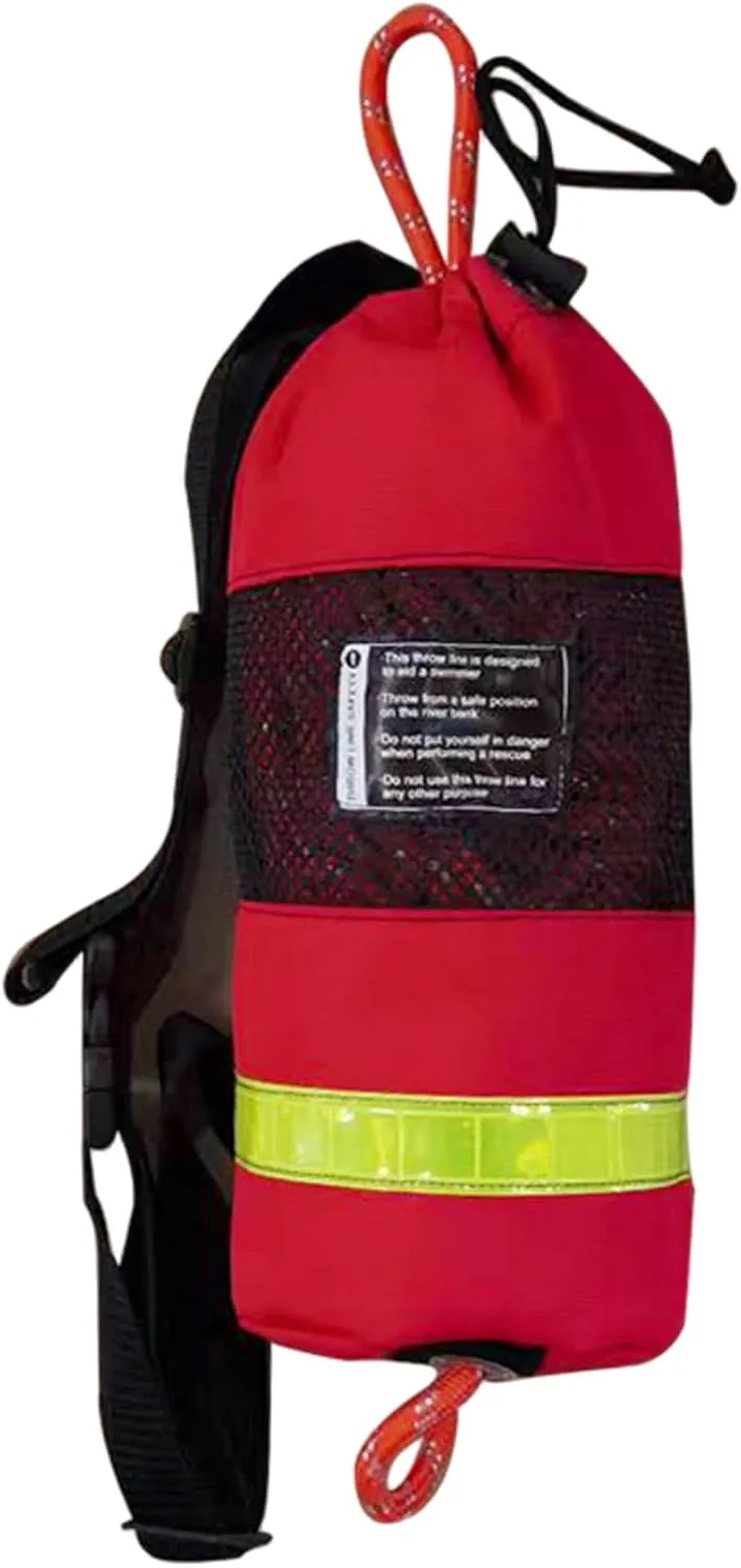 Rope Bag, Portable High Visibility Water Rescue Throw Bag with Rope Floating Pouch for Outdoor Swimming, Kayaking, Rafting, Yachting Throw