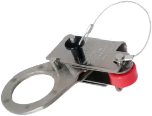 Rope Grab, Arrest Ascender Blocker Sturdy Limiter Rope Protector Fall Protection for Pulley Rappelling Rock Climbing Caving