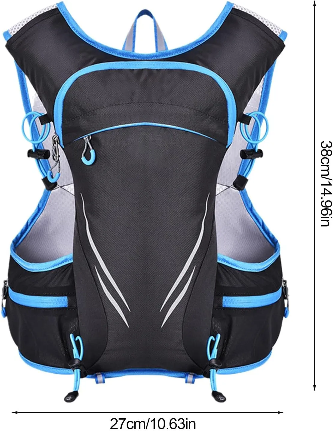 Running Chest Bag | Lightweight Vest Bag for Sports,Outdoors Sports Chest Bag for Men, Large Capacity Vest Bag with Safety
