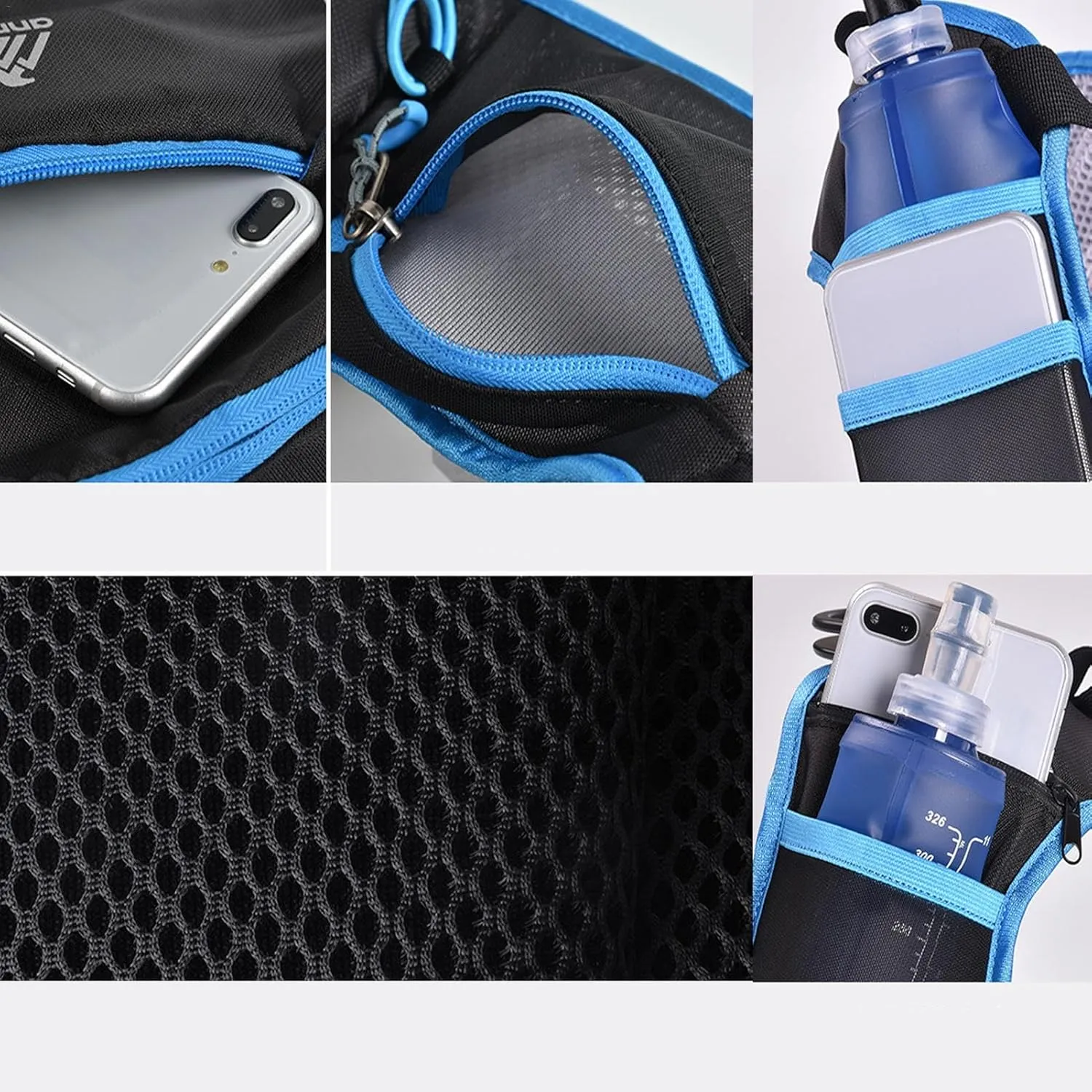 Running Chest Bag | Lightweight Vest Bag for Sports,Outdoors Sports Chest Bag for Men, Large Capacity Vest Bag with Safety