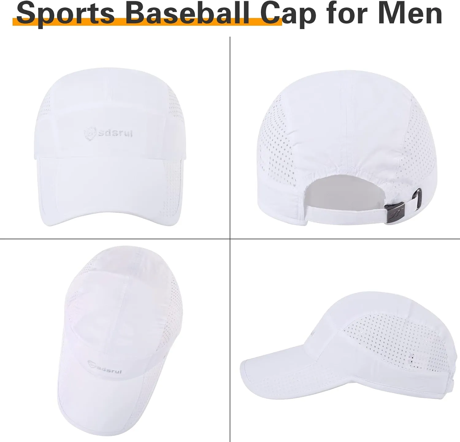 Running Hat Outdoor Quick Drying Baseball Cap Mesh Cool Workout Cap for Women and Men