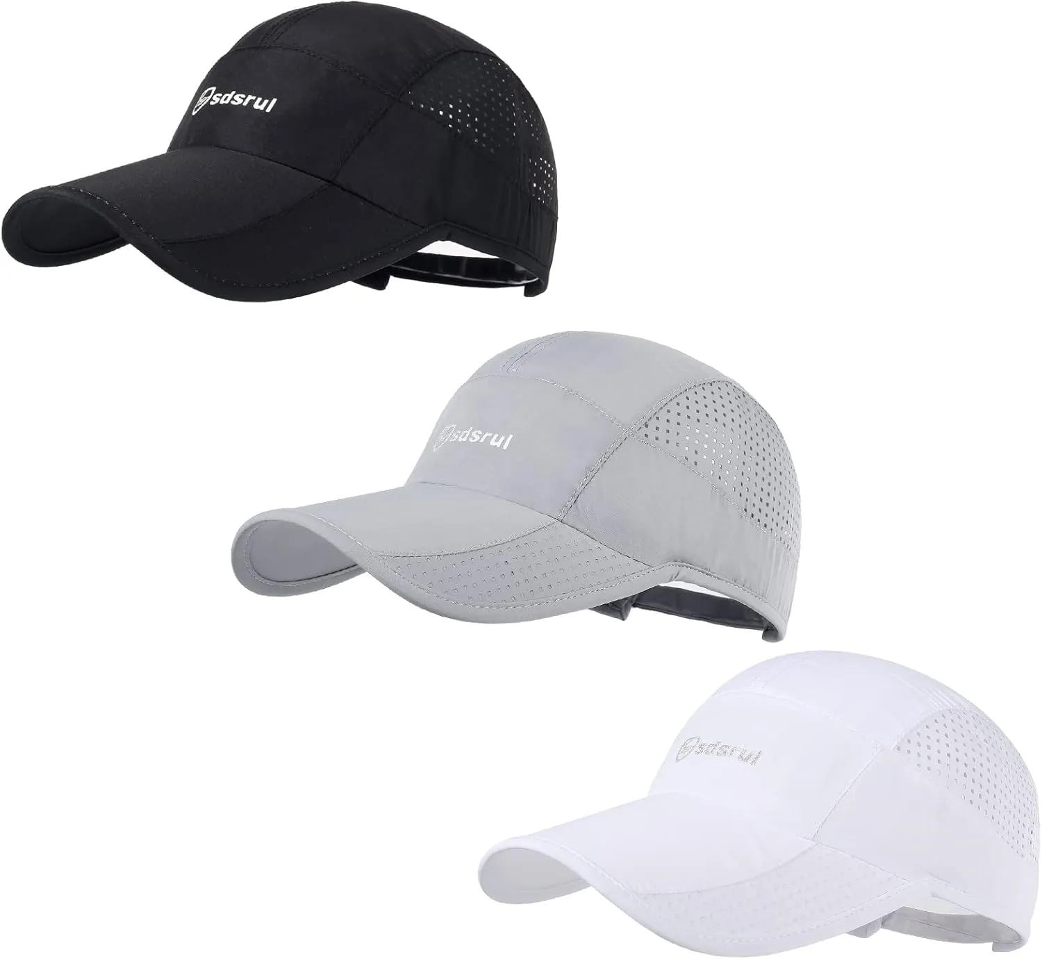 Running Hat Outdoor Quick Drying Baseball Cap Mesh Cool Workout Cap for Women and Men