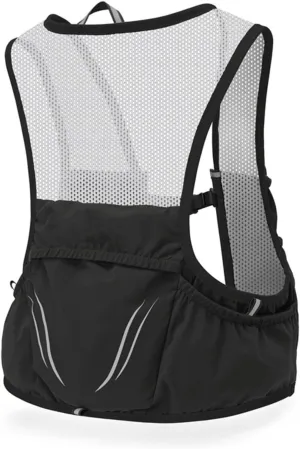 Running Hydration Vest with 2.5L Water Bladder, Lightweight and Breathable Hiking Backpack for Trail Cycling & Outdoor Sports, Adjustable Fit