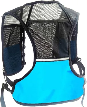 Running Vest Hydration Trail Running Backpack Vest Unisex Lightweight Marathon Cycling Hiking Bag 2.5L for Running (Blue )
