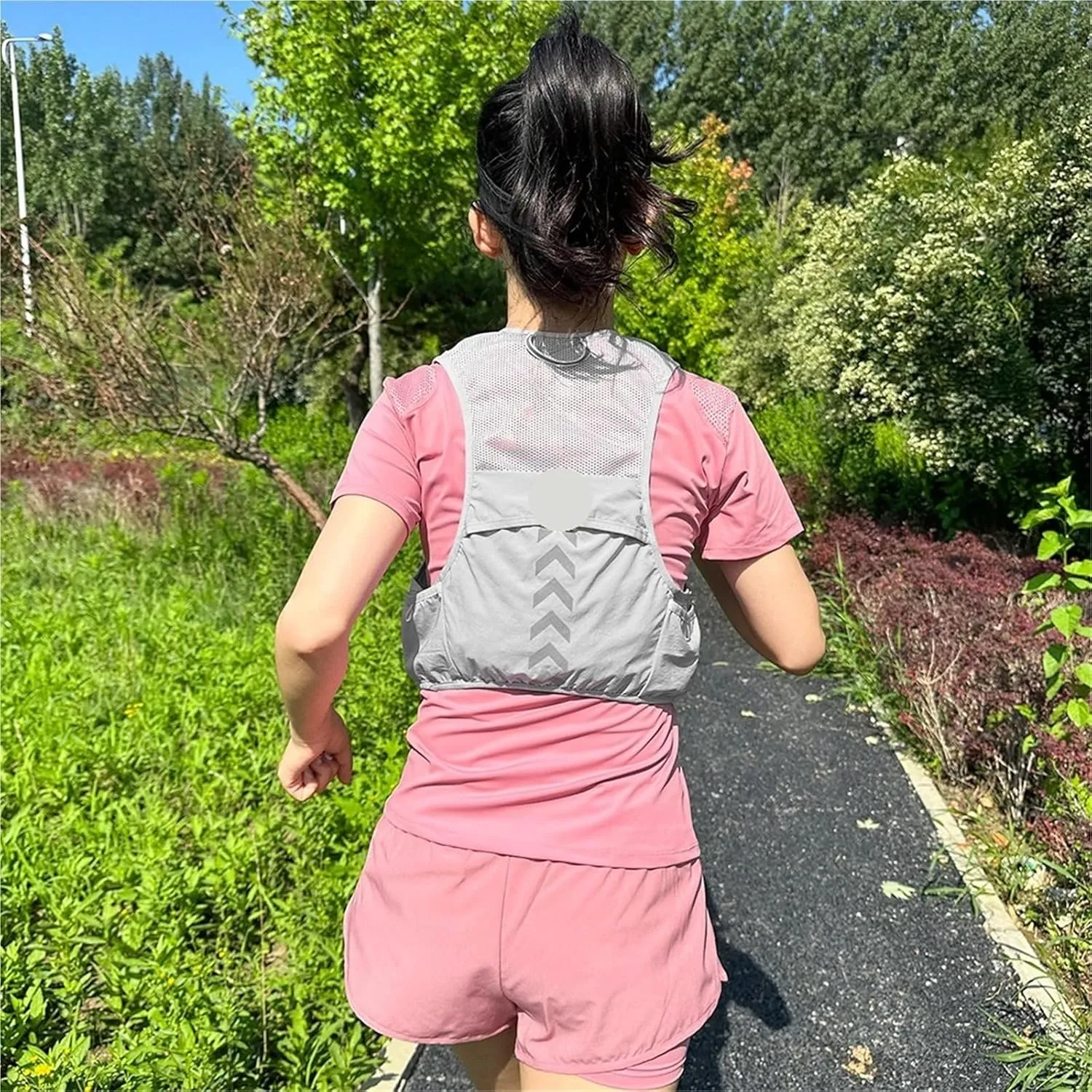 Running Vest Outdoor Trail Running Backpack Running Bag Women Men Running Race Hydration Vest for Bicycle Marathon Hiking for Running