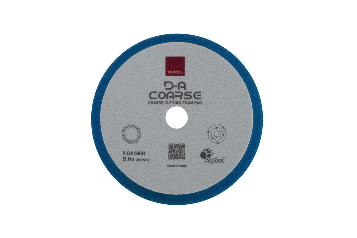 RUPES BigFoot Coarse Foam Polishing and Cutting Pads - Various Sizes Available