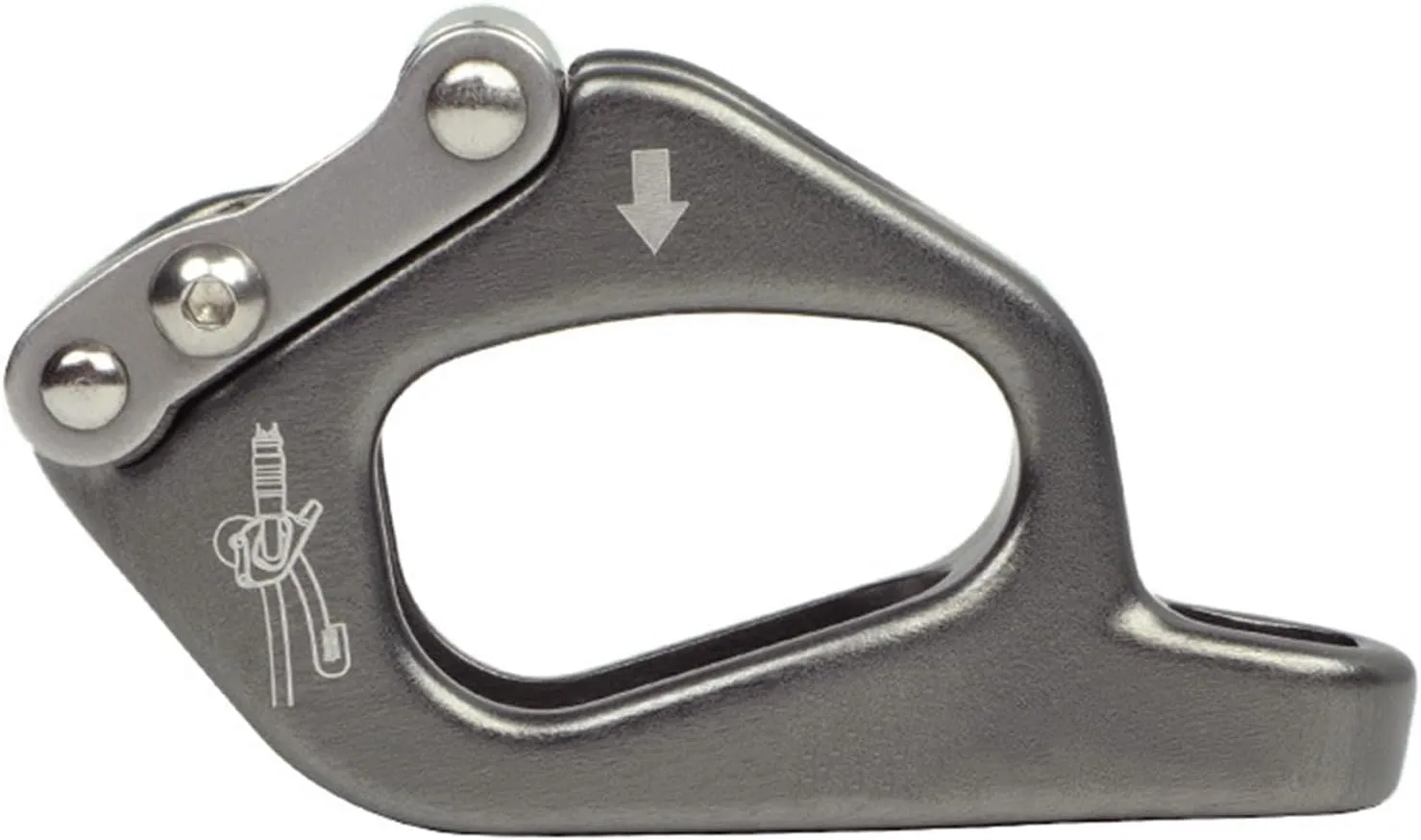 Rusts Rope Adjuster Climbing Descender for Rock Climbing Ergonomic Climbing Device for Rappelling & Ascending