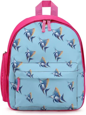 Sailfish Cute Backpack Small Daily Casual Daypack Travel Bag with Adjustable Strap Graphic Print