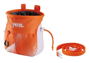 Sakapoche - orange dazzle, pofzak met ritsvak
