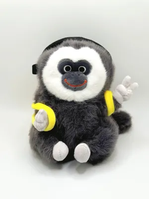 Saki Monkey with Banana Backpack Chalk Bag/Chalk Bucket