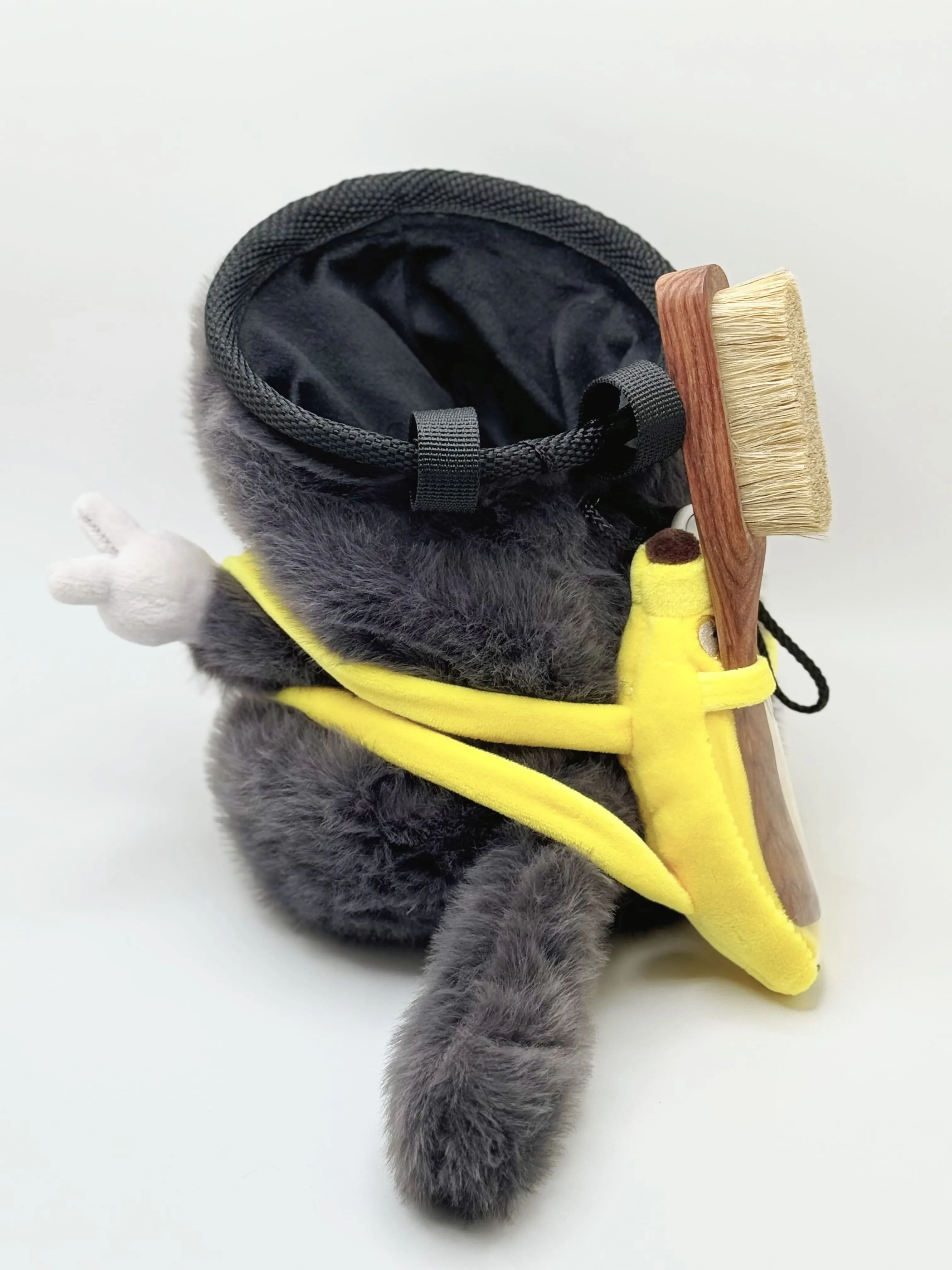 Saki Monkey with Banana Backpack Chalk Bag/Chalk Bucket