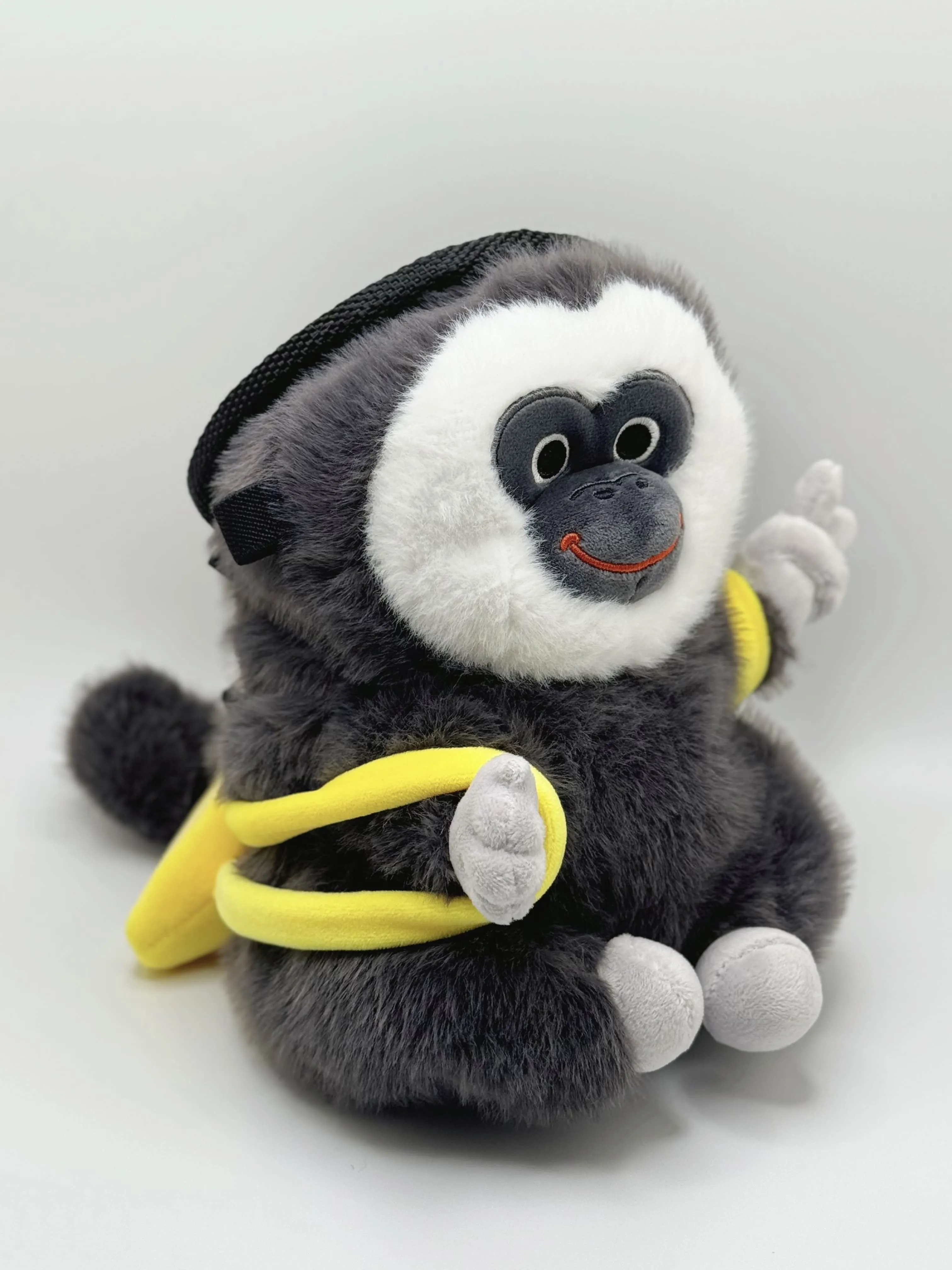 Saki Monkey with Banana Backpack Chalk Bag/Chalk Bucket