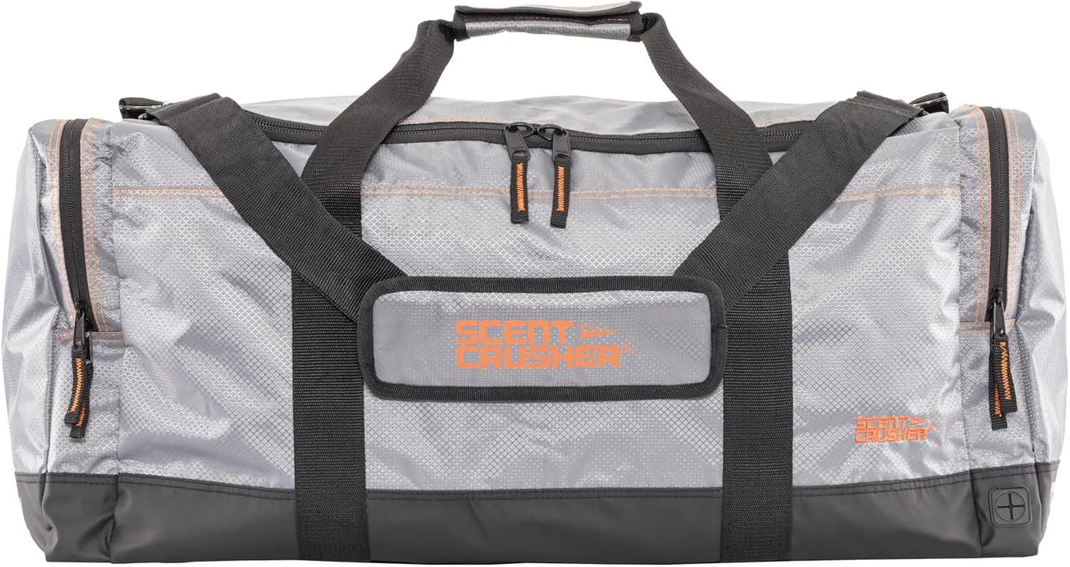 Scent Crusher Gear Duffle Bag, Eliminates Odors carbon/silver lined scent control