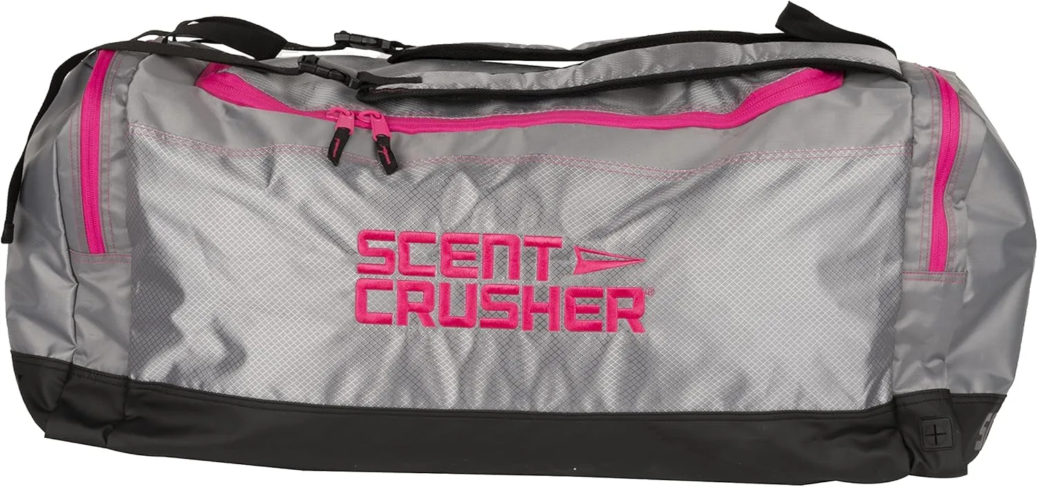 Scent Crusher Halo Series Ladies Pink Hunting Gear Bag - Eliminates Odors Before and After The Hunt, Quickly Eliminates Odors, Airport/TSA Compliant