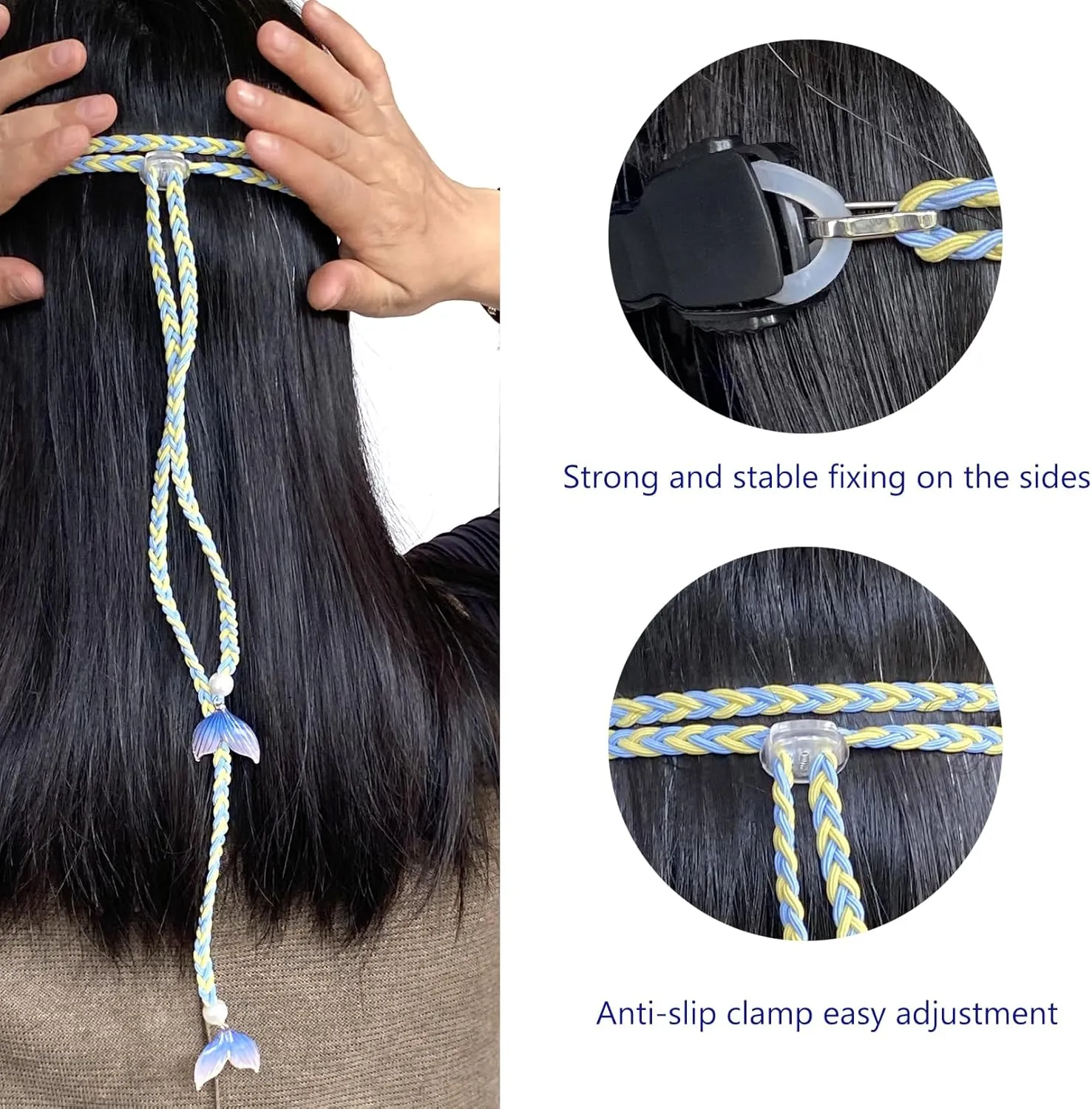 Scuba Mask Strap, Elastic Braided Bungee Rope Mask Straps Replacement