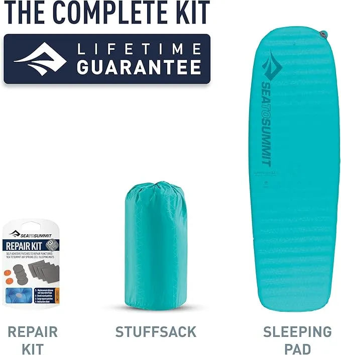 Sea to Summit Comfort Light Self-Inflating Foam Sleeping Pad for Camping and Backpacking, Women's Regular (67 x 21 x 2 inches)