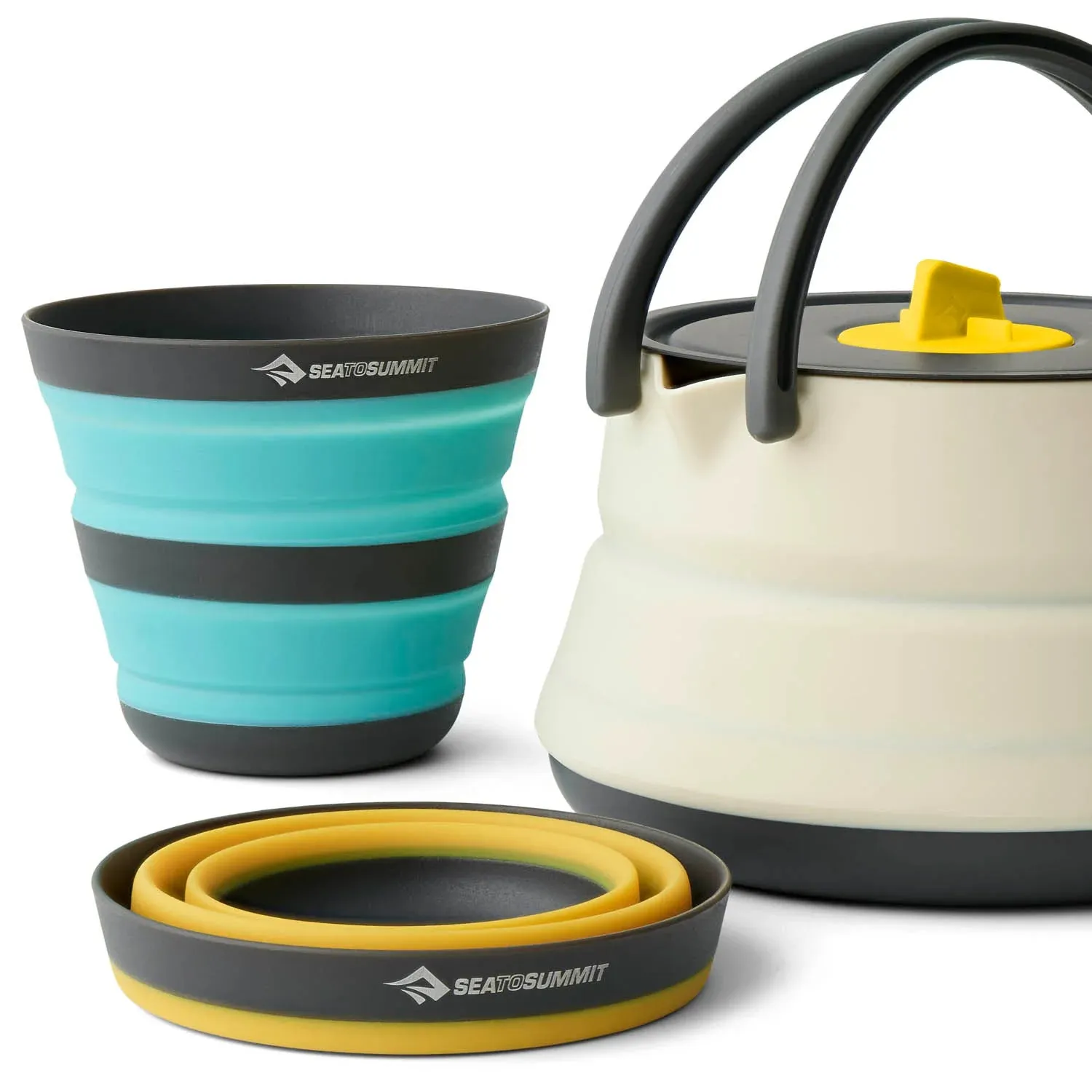 Sea to Summit Frontier Kettle Cook Set-Set Ultraleichte, zusammenfaltbare Kochset 3tg
