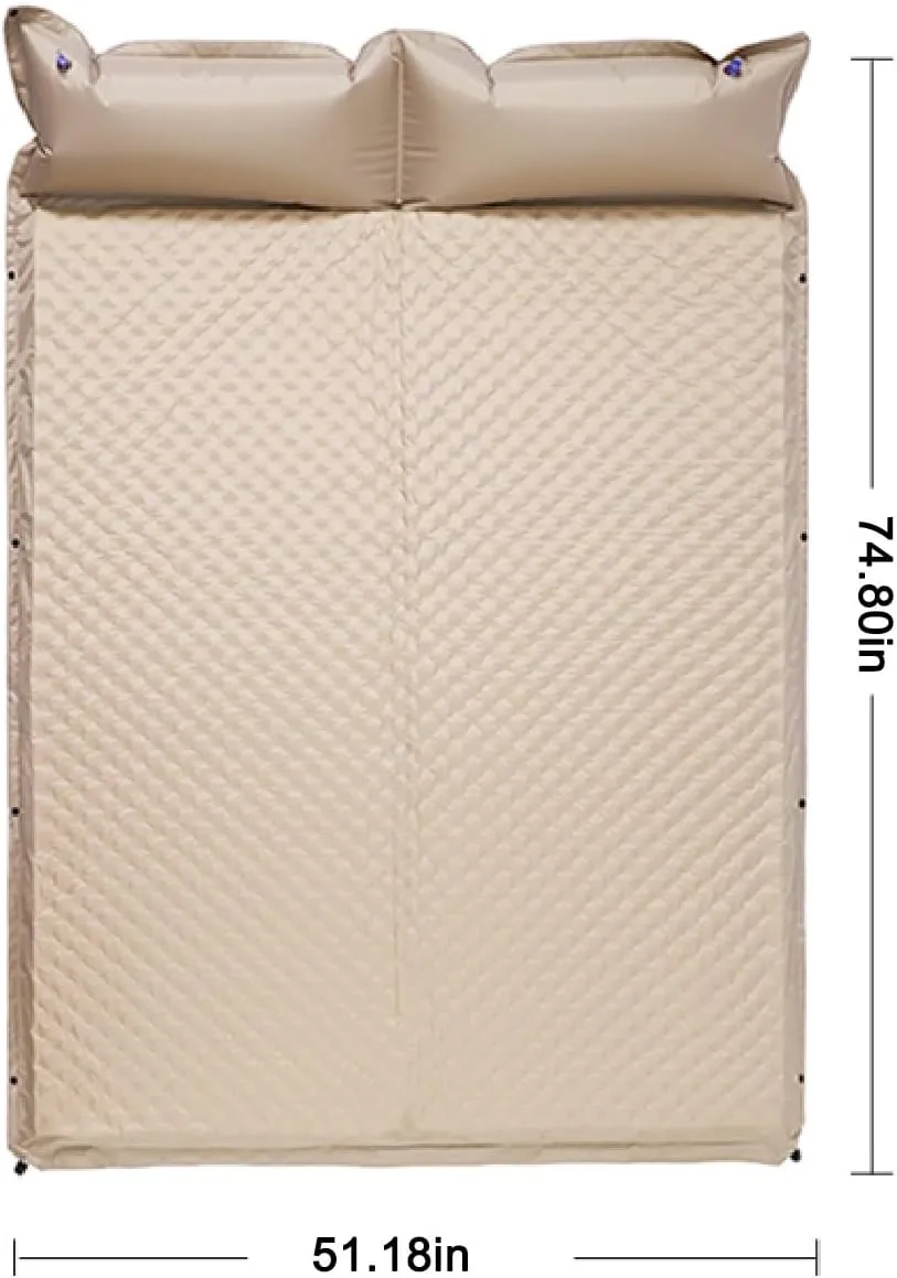 Self-Inflating Mattress, Outdoor Sleeping mat, Camping Tent Sleeping mat, Portable Double Mattress.
