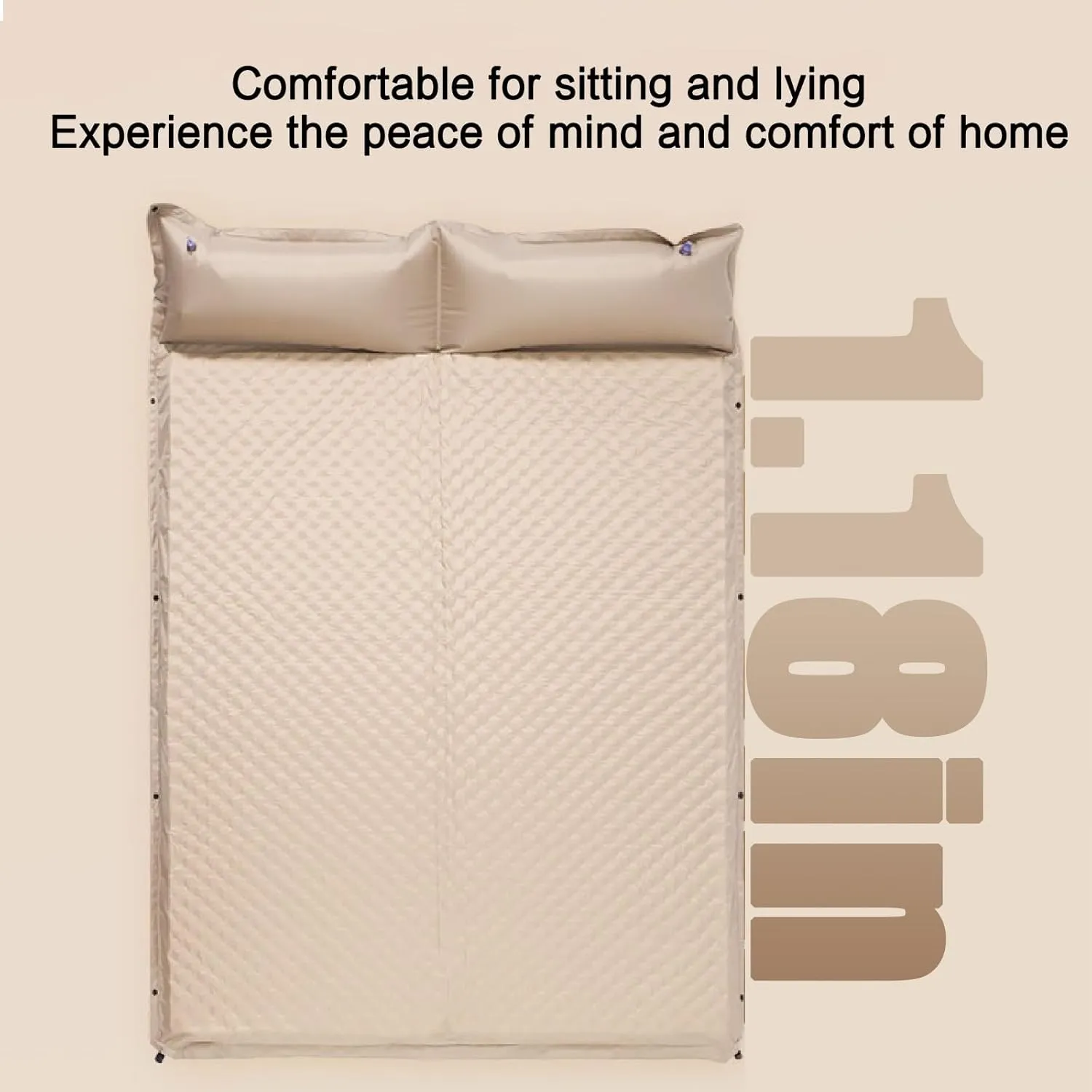 Self-Inflating Mattress, Outdoor Sleeping mat, Camping Tent Sleeping mat, Portable Double Mattress.